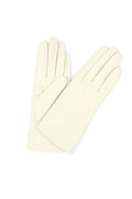 1011 Classic Kid Leather Gloves Cashmere Lined Cream