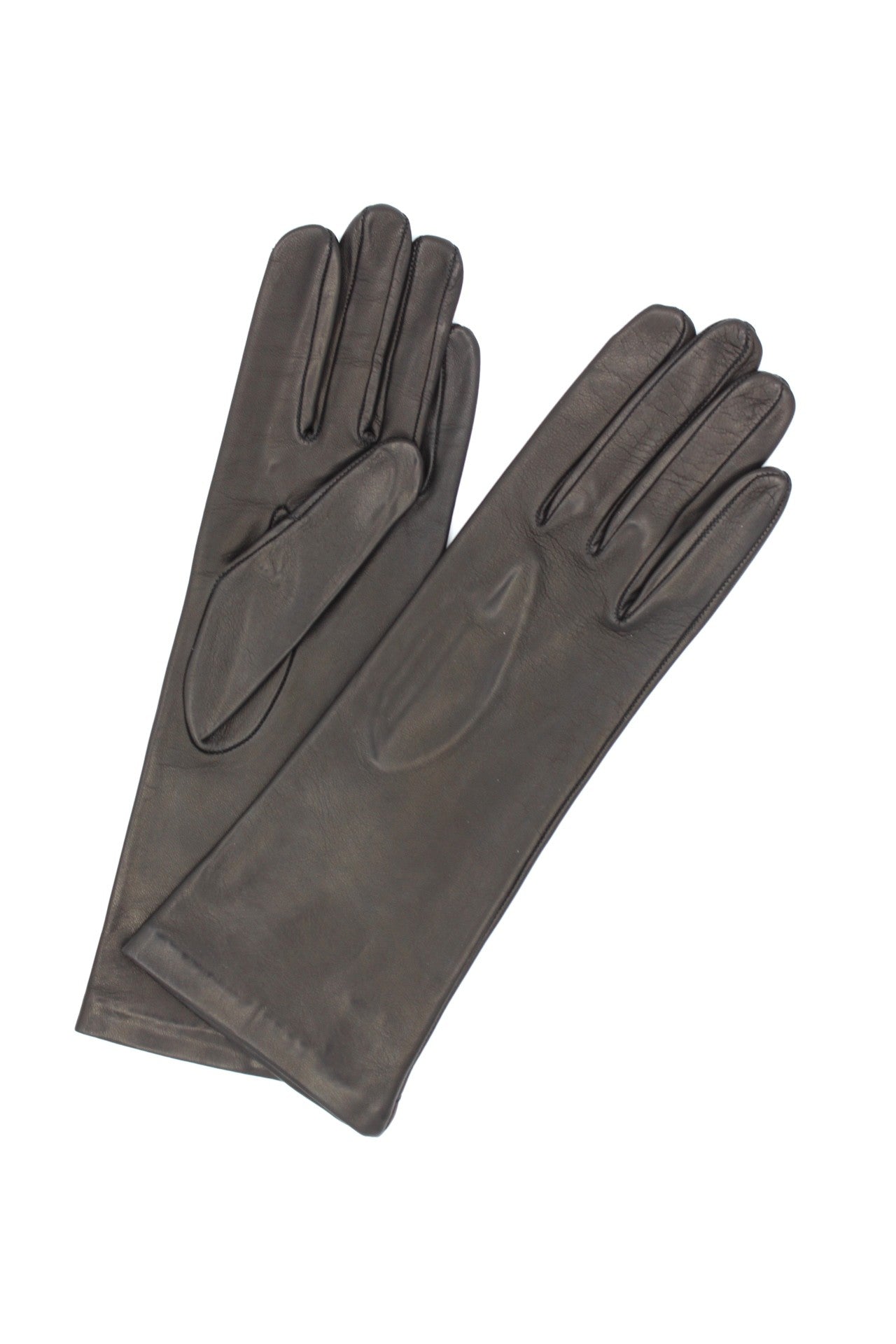 1003 Classic Kid Leather G. Silk Lined M. Length Black