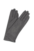 1003 Classic Kid Leather G. Silk Lined M. Length Grey