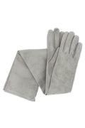 1010 Suede Opera Glove  Silk Lined Pearl