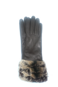 1876 Kid Leather Cashmere Lined Orylag On Wrist Me D.Brown