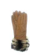 1876 Kid Leather Cashmere Lined Orylag On Wrist Me Cognac