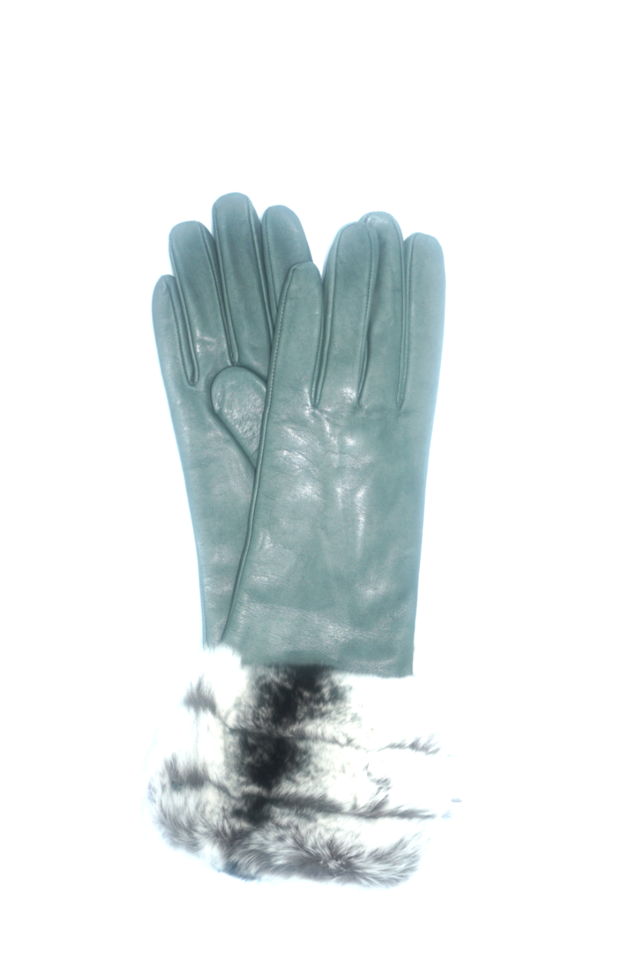 1876 Kid Leather Cashmere Lined Orylag On Wrist Me Gray