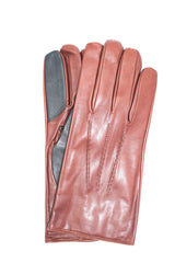 2016 Kid Leather Man Cashmere Lined Touch Screen Tan