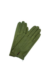 1949 Kid Leather Wrist Length Tashina Lined Green Olive