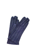 1128 Kid Leather Cashmere Lined Wrist Length Navy
