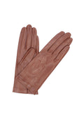 1002 Classic Kid Leather Gloves Silk Lined Cognac