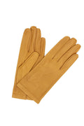 1002 Classic Kid Leather Gloves Silk Lined Camel