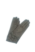 1664 Kid Leather Cashmere Lined Wrist Length Brown