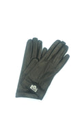 1673 Kid Leather Cashmere Lined Wrist Length Black