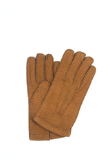 1300 Carpincho Leather  Unlined Tabacco
