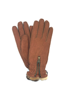 1306 Peccary Leather Orylag Lined Mid. Length Tabacco