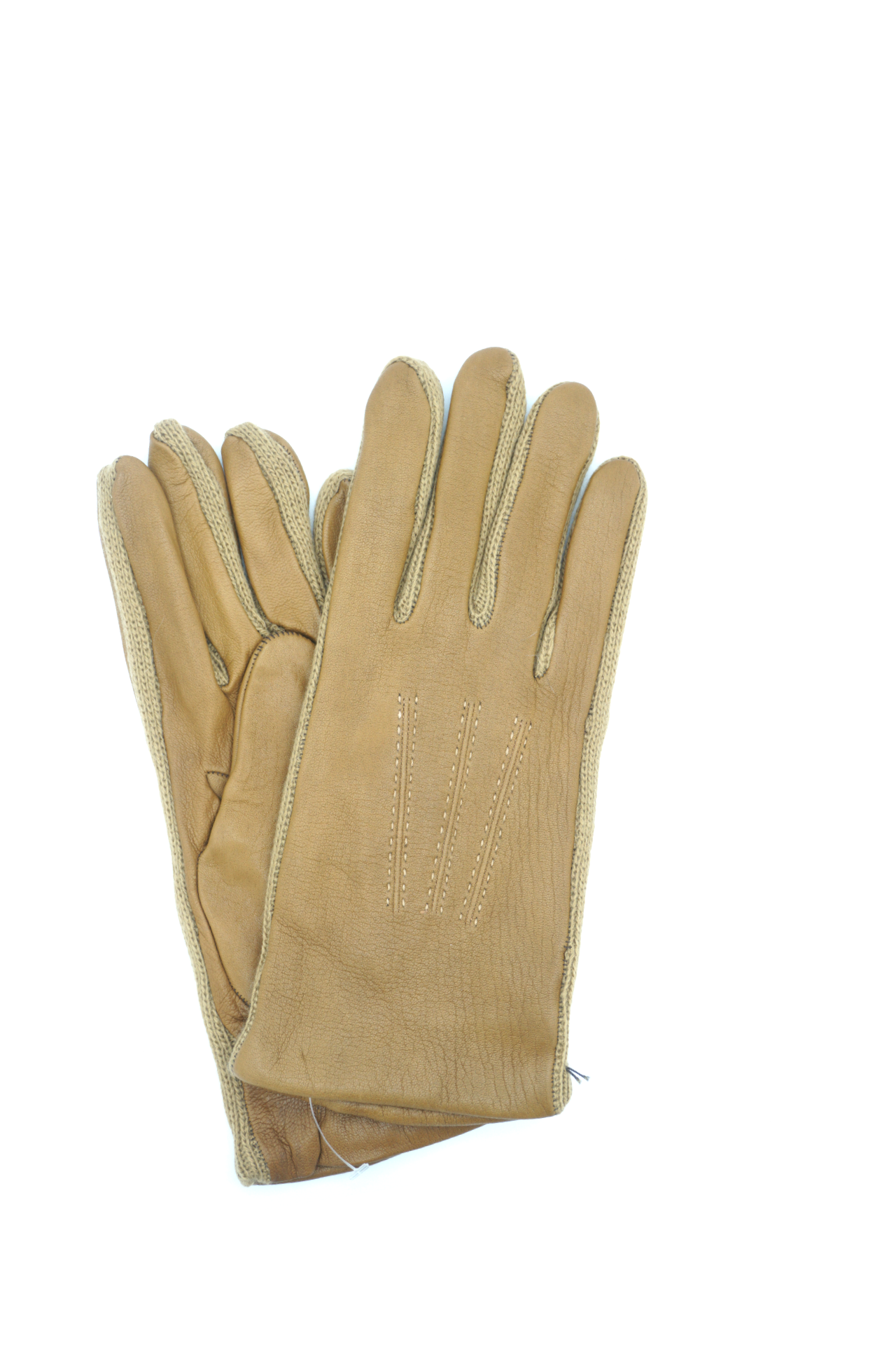 1313 Deer Skin Cashmere Lined Wrist Lenght Camel