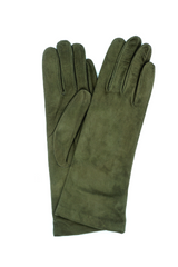 1020 Suede Cashemere Lined Mediom Lenght D Gray