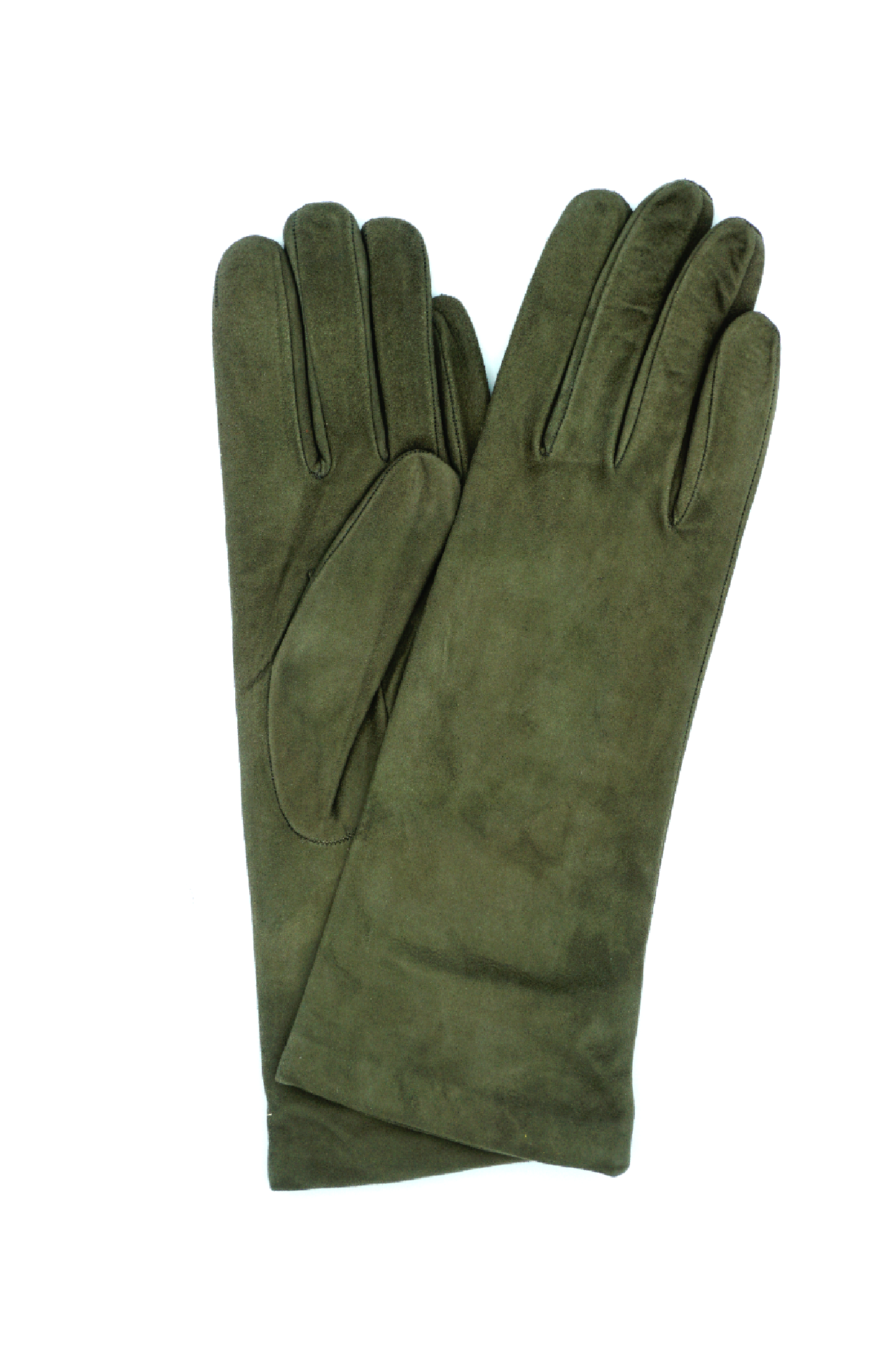 1020 Suede Cashemere Lined Mediom Lenght D Gray