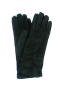 1020 Suede Cashemere Lined Mediom Lenght Black